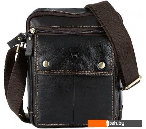  - Женские и мужские сумки Poshete 196-9024-DBW (коричневый) - 196-9024-DBW (коричневый)