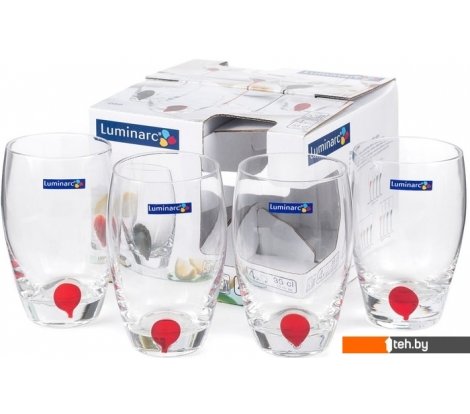  - Стаканы, бокалы, рюмки Luminarc Drip red E5230 - Drip red E5230