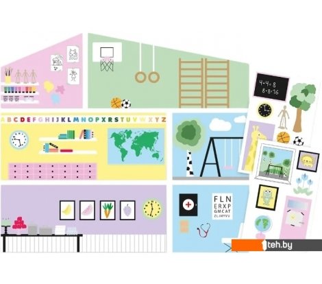  - Кукольные домики Lundby Обои для школы LB-60501500 - Обои для школы LB-60501500