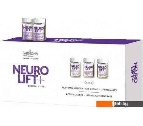  - Косметика по уходу за лицом Farmona Ампулы для лица Professional Neurolift+ дермо-лифтингующий концентрат для лица шеи 10x5 мл - Ампулы для лица Professional Neurolift+ дермо-лифтингующий концентрат для лица шеи 10x5 мл