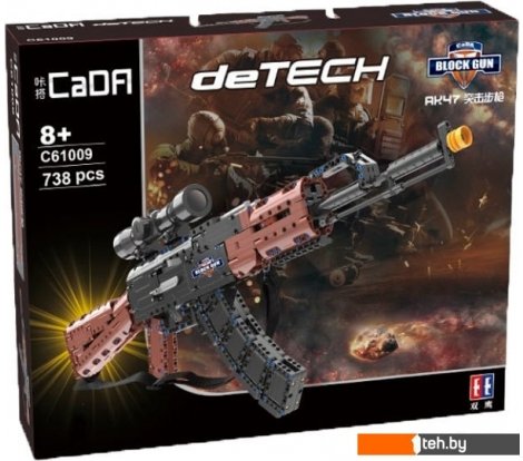  - Конструкторы CaDa Detech Автомат АК-47 C61009W - Detech Автомат АК-47 C61009W