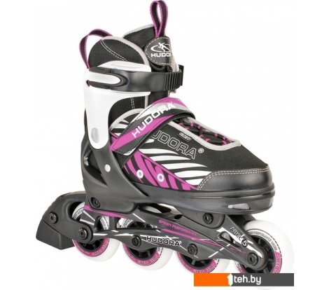  - Роликовые коньки Hudora Mia (р. 37-40, черный/розовый) - Mia (р. 37-40, черный/розовый)