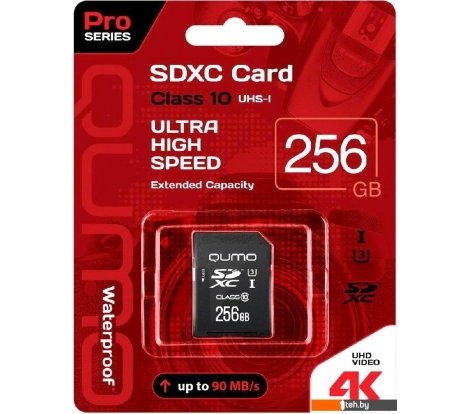  - Карты памяти QUMO SDXC QM256GSDXC10U1 256GB - SDXC QM256GSDXC10U1 256GB