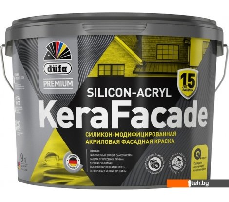  - Краски и эмали Dufa ВД KeraFacade (9 л, белый) - ВД KeraFacade (9 л, белый)