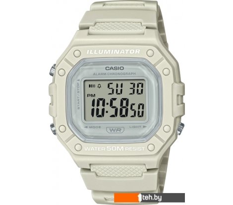 - Наручные часы Casio Illuminator W-218HC-8A - Illuminator W-218HC-8A