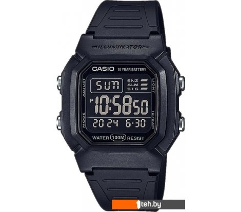 - Наручные часы Casio W-800H-1B - W-800H-1B