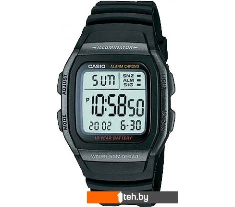 - Наручные часы Casio W-96H-1B - W-96H-1B