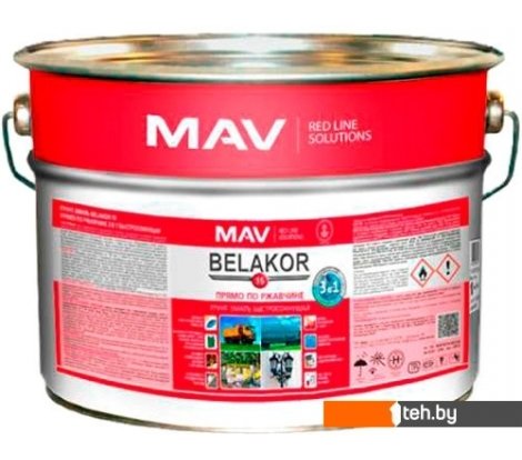 - Краски и эмали MAV Belakor-15 Ral 6003 10 л (защитный матовый) - Belakor-15 Ral 6003 10 л (защитный матовый)