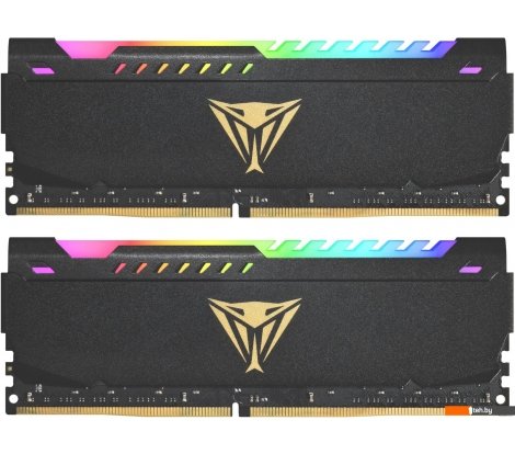  - Оперативная память Patriot Viper Steel RGB 2x8GB DDR4 PC4-25600 PVSR416G320C8K - Viper Steel RGB 2x8GB DDR4 PC4-25600 PVSR416G320C8K