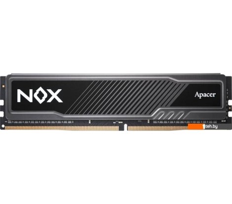  - Оперативная память Apacer NOX 8ГБ DDR4 3200МГц AH4U08G32C28YMBAA-1 - NOX 8ГБ DDR4 3200МГц AH4U08G32C28YMBAA-1