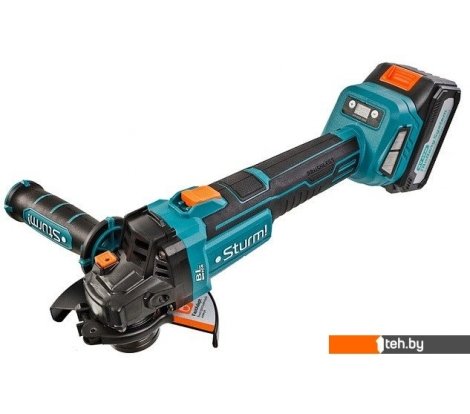  - Угловые шлифмашины (болгарки) Sturm CAG18125BLE (с 1-им АКБ, кейс) - CAG18125BLE (с 1-им АКБ, кейс)