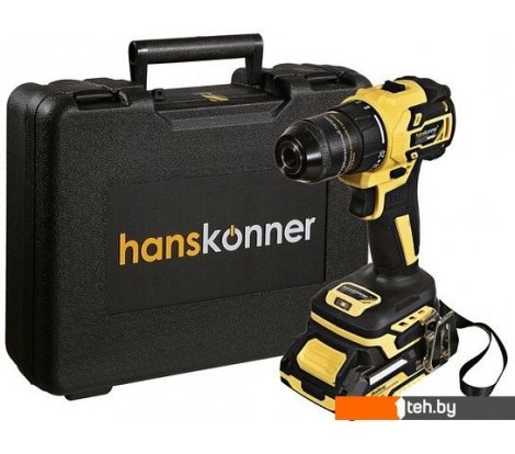  - Шуруповерты, гайковерты, электроотвертки Hanskonner HCD2065C (с 2-мя АКБ, кейс) - HCD2065C (с 2-мя АКБ, кейс)