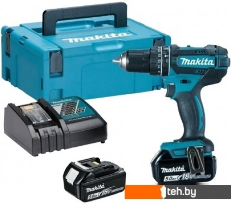  - Шуруповерты, гайковерты, электроотвертки Makita DHP482RTJ (с 2-мя АКБ, кейс) - DHP482RTJ (с 2-мя АКБ, кейс)