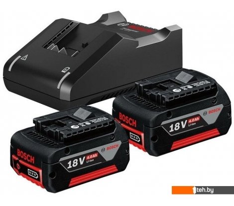  - Аккумуляторы и зарядные устройства для инструмента Bosch 1600A019S1 (18В/2x4 Ah + 18-40В) - 1600A019S1 (18В/2x4 Ah + 18-40В)