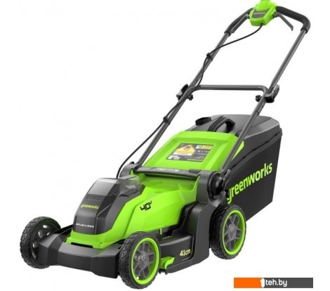  - Газонокосилки Greenworks GD40LM411 2521007 (без АКБ) - GD40LM411 2521007 (без АКБ)