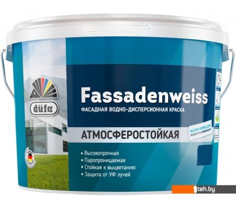  - Краски и эмали Dufa ВД Fassadenweiss (2.5 л, белый) - ВД Fassadenweiss (2.5 л, белый)