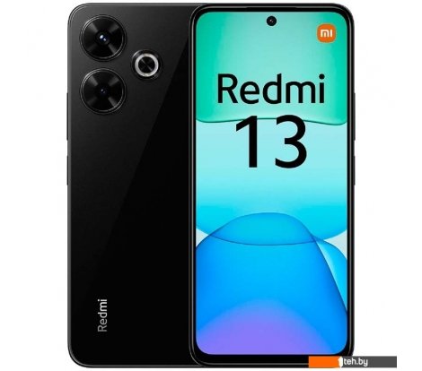  - Мобильные телефоны Xiaomi Redmi 13 8GB/256GB с NFC международная версия (полуночный черный) - Redmi 13 8GB/256GB с NFC международная версия (полуночный черный)