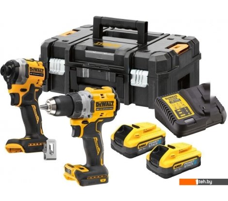  - Наборы электроинструментов DeWalt DCK2051H2T (шуруповерт, винтоверт, 2 АКБ, кейс) - DCK2051H2T (шуруповерт, винтоверт, 2 АКБ, кейс)