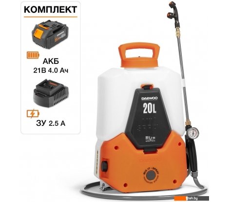  - Опрыскиватели Daewoo Power DSA 2021LI Set (с 1-им АКБ) - DSA 2021LI Set (с 1-им АКБ)