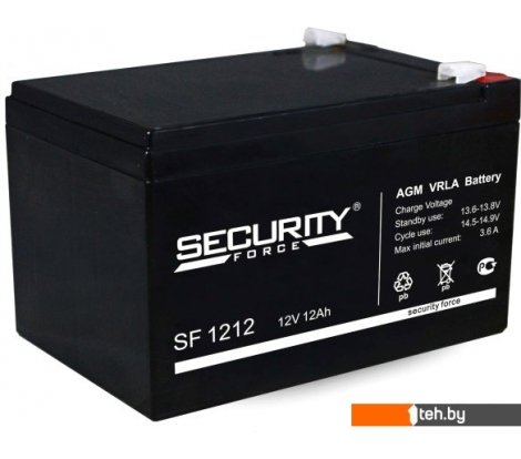  - Аккумуляторы для ИБП Security Force SF 1212 (12В/12 А·ч) - SF 1212 (12В/12 А·ч)