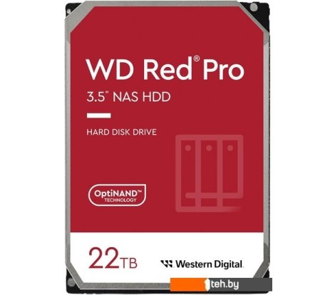  - Жесткие диски WD Red Pro 22TB WD221KFGX - Red Pro 22TB WD221KFGX