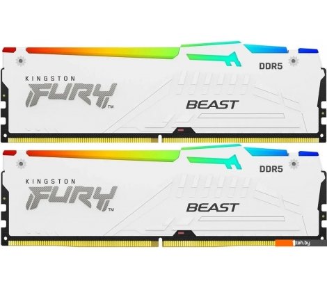  - Оперативная память Kingston FURY Beast RGB 2x32ГБ DDR5 6000 МГц KF560C30BWEAK2-64 - FURY Beast RGB 2x32ГБ DDR5 6000 МГц KF560C30BWEAK2-64