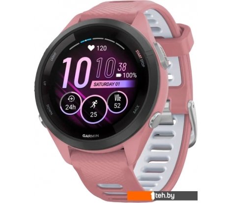  - Умные часы и браслеты Garmin Forerunner 265S (светло-розовый/пудрово-серый) - Forerunner 265S (светло-розовый/пудрово-серый)