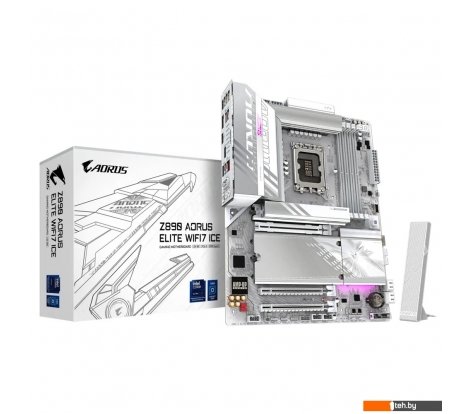  - Материнские платы Gigabyte Z890 Aorus Elite WiFi7 Ice - Z890 Aorus Elite WiFi7 Ice