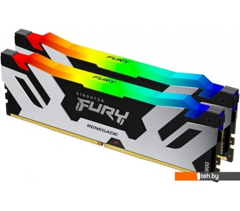  - Оперативная память Kingston FURY Renegade RGB 2x32ГБ DDR5 6400МГц KF564C32RSAK2-64 - FURY Renegade RGB 2x32ГБ DDR5 6400МГц KF564C32RSAK2-64
