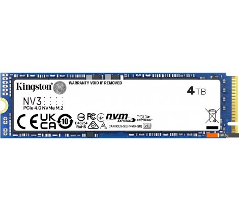  - SSD Kingston NV3 4TB SNV3S/4000G - NV3 4TB SNV3S/4000G
