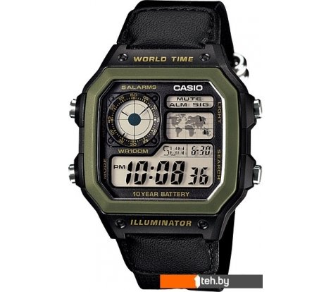 - Наручные часы Casio AE-1200WHB-1B - AE-1200WHB-1B