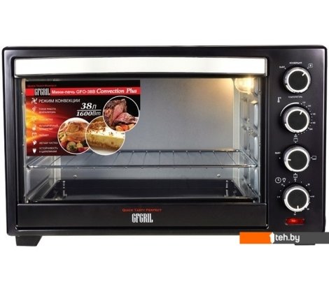  - Мини-печи (ростеры) GFgril GFO-38B Convection Plus - GFO-38B Convection Plus