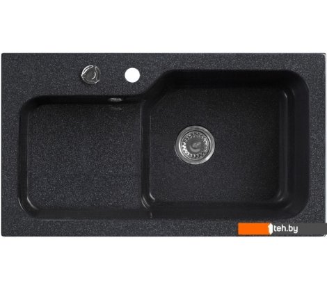 - Кухонные мойки Belux SG-REC-HALF-8045 (черный) - SG-REC-HALF-8045 (черный)
