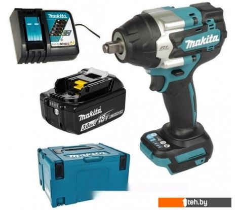  - Шуруповерты, гайковерты, электроотвертки Makita DTW700RF1J (с 1-им АКБ, кейс) - DTW700RF1J (с 1-им АКБ, кейс)