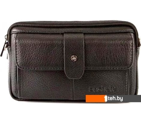  - Женские и мужские сумки Poshete 250-2019-1-BLK (черный) - 250-2019-1-BLK (черный)