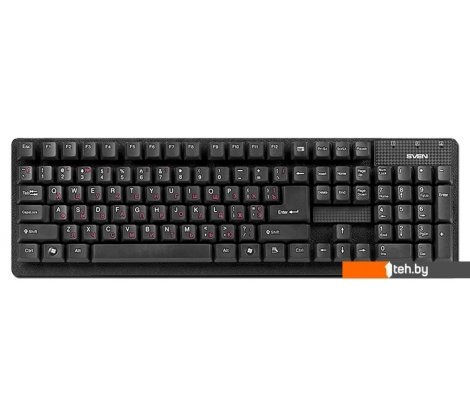  - Клавиатуры SVEN Standard 301 USB (черный) - Standard 301 USB (черный)