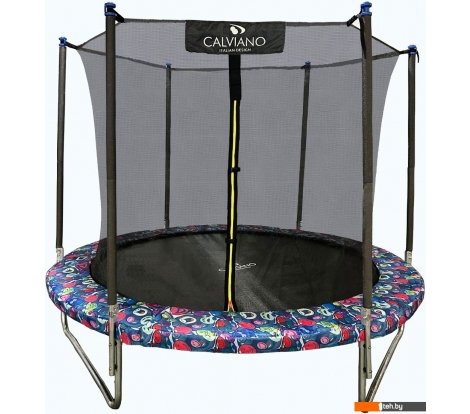- Батуты Calviano Smile 183 см-6 ft с внутренней сеткой складной - Smile 183 см-6 ft с внутренней сеткой складной
