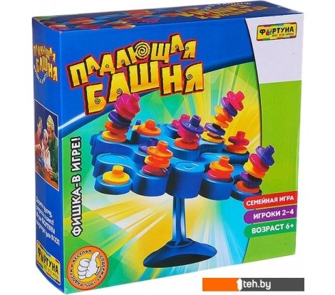  - Настольные игры Фортуна Падающая башня - Падающая башня