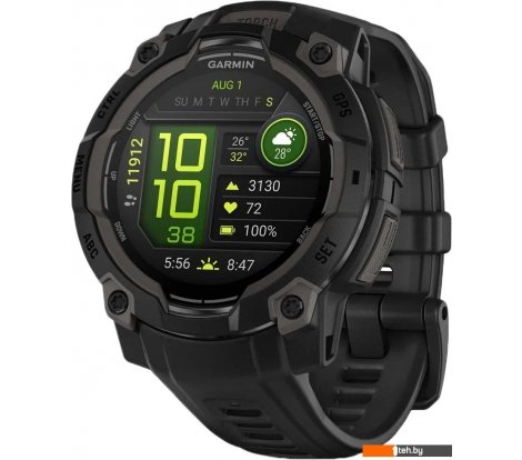  - Умные часы и браслеты Garmin Instinct 3 45 мм (черный) - Instinct 3 45 мм (черный)