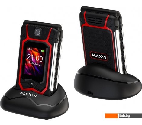  - Мобильные телефоны Maxvi E10ds (красный) - E10ds (красный)