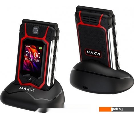  - Мобильные телефоны Maxvi E10ds (красный) - E10ds (красный)