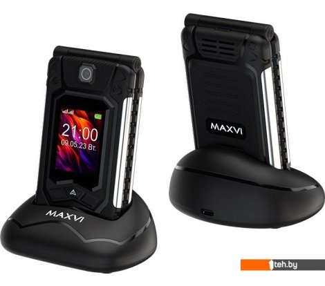  - Мобильные телефоны Maxvi E10ds (черный) - E10ds (черный)