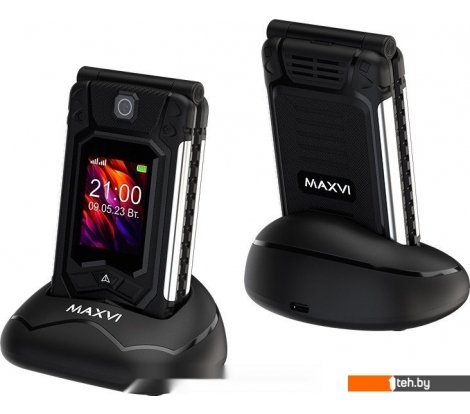  - Мобильные телефоны Maxvi E10ds (черный) - E10ds (черный)