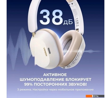  - Наушники и гарнитуры Ugreen HiTune Max5c (белый) - HiTune Max5c (белый)