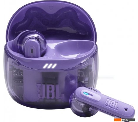  - Наушники и гарнитуры JBL Tune Flex 2 Ghost (фиолетовый) - Tune Flex 2 Ghost (фиолетовый)