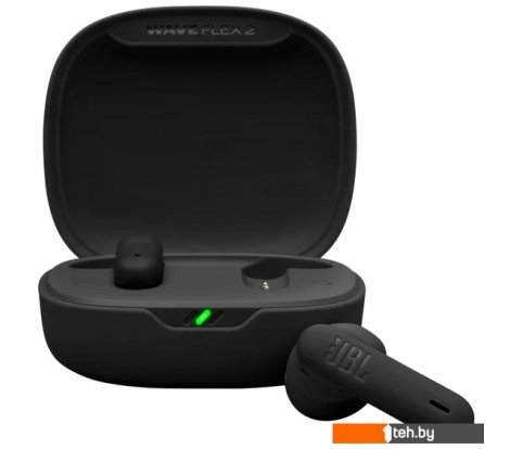  - Наушники и гарнитуры JBL Wave Flex 2 (черный) - Wave Flex 2 (черный)