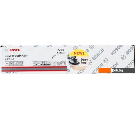  - Шлифовальные диски, насадки, листы Bosch M480 Best Wood and Paint 2608621185 - M480 Best Wood and Paint 2608621185