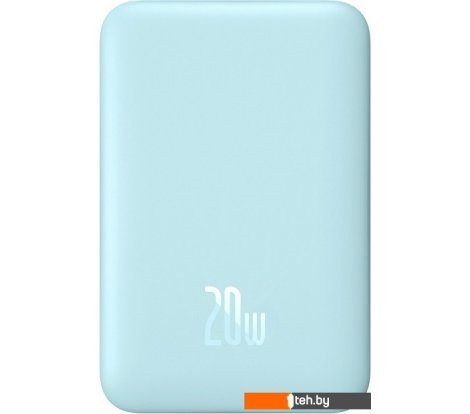  - Портативные зарядные устройства Baseus Magnetic Mini Air Wireless Fast Charge Power Bank 20W 10000mAh (голубой) - Magnetic Mini Air Wireless Fast Charge Power Bank 20W 10000mAh (голубой)