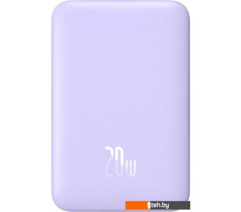 - Портативные зарядные устройства Baseus Magnetic Mini Air Wireless Fast Charge Power Bank 20W 10000mAh (сиреневый) - Magnetic Mini Air Wireless Fast Charge Power Bank 20W 10000mAh (сиреневый)