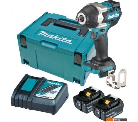  - Шуруповерты, гайковерты, электроотвертки Makita DTW700RTJ (с 2-мя АКБ, кейс) - DTW700RTJ (с 2-мя АКБ, кейс)